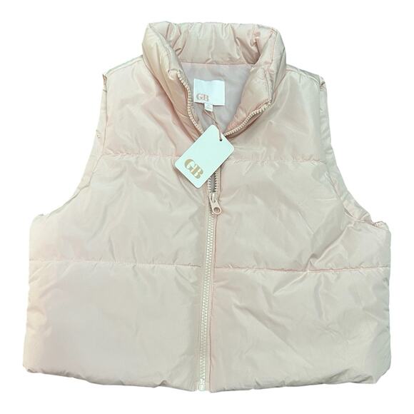 GB girls Other - NWT Gianni Bini GB Girls Sz Xl Light Pink Quilted Puffer Vest Sleeveless Jacket